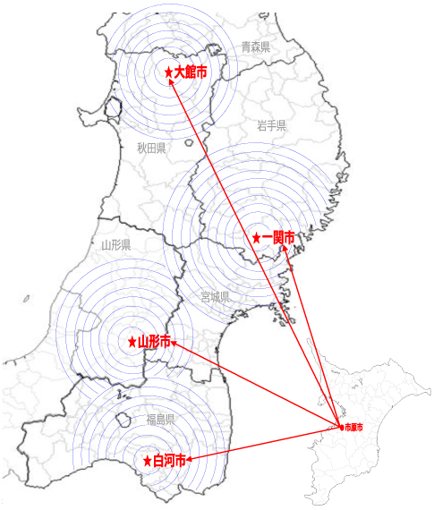 共同配送エリア地図